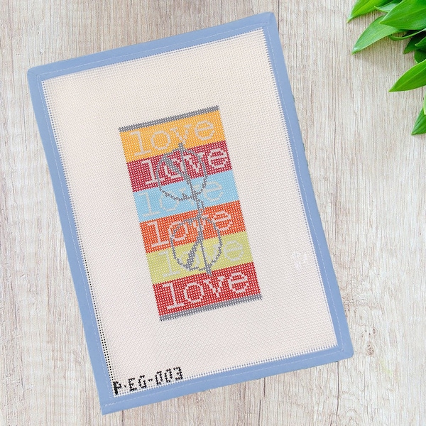 Eyeglass Case Needlepoint Canvas Etsy