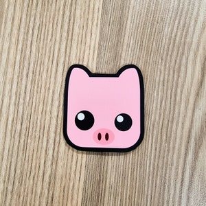 Piggy Weatherproof Magnet | Waterproof Magnet | Car Magnets | Cute Animal Magnet | Cute Pig Magnet | Refrigerator Magnets
