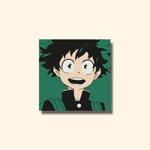 Izuku Midoriya | Deku | My Hero Academia | VECTOR ILLUSTRATION | Digital download | Minimalist Anime poster