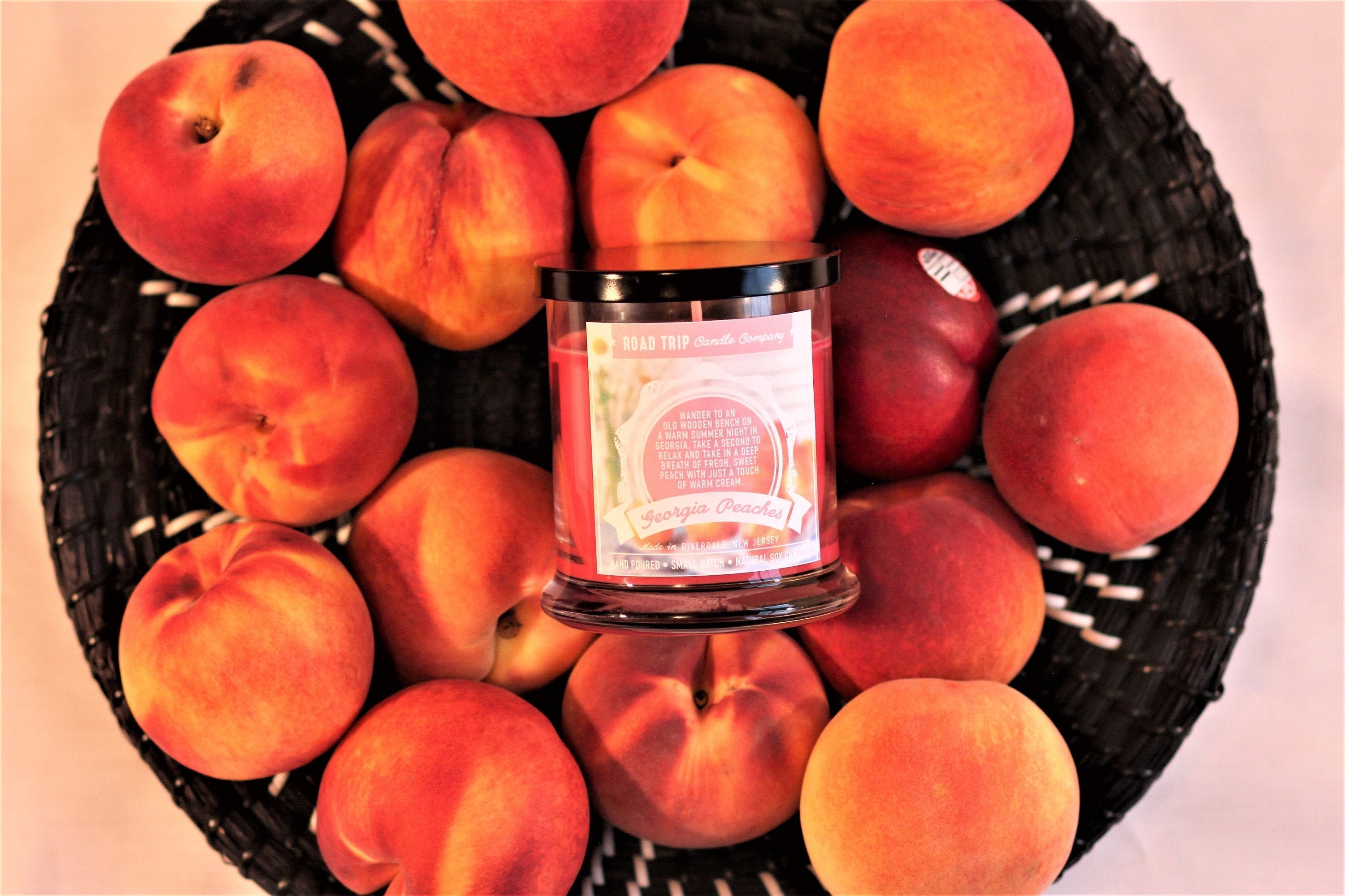 Peach Scented Candle for Aromatherapy Natural Soy Candle with Etsy