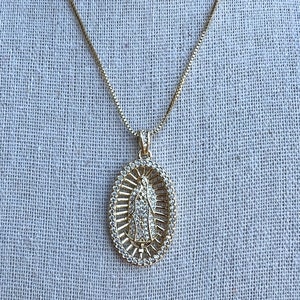 Virgen de Guadalupe necklace