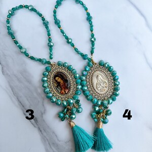 Bendiciones De Virgencita De Guadalupe Home Car Blessing With Crystal