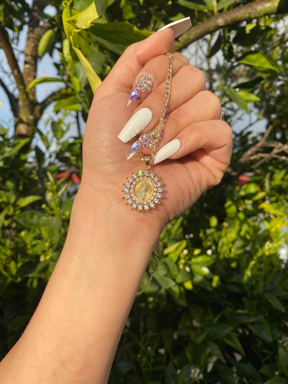 Virgen de Guadalupe necklace