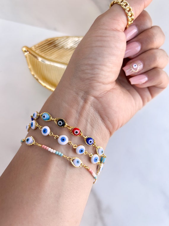 Evil eye bracelet