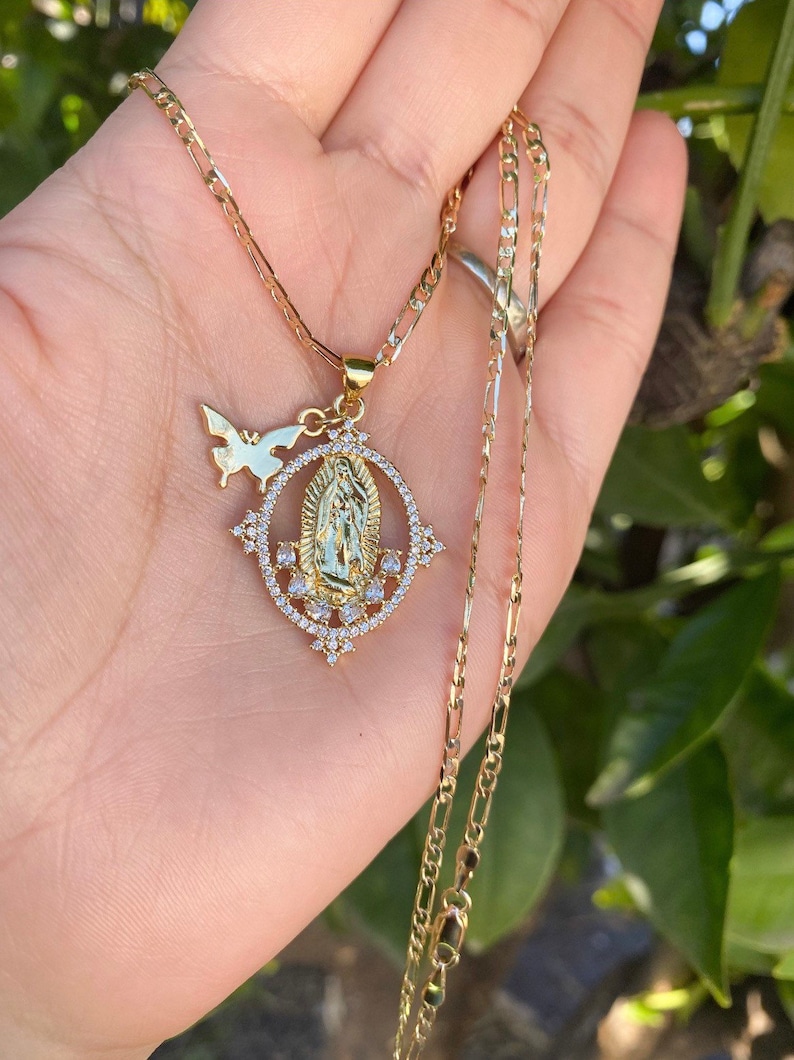 Virgen de Guadalupe necklace 