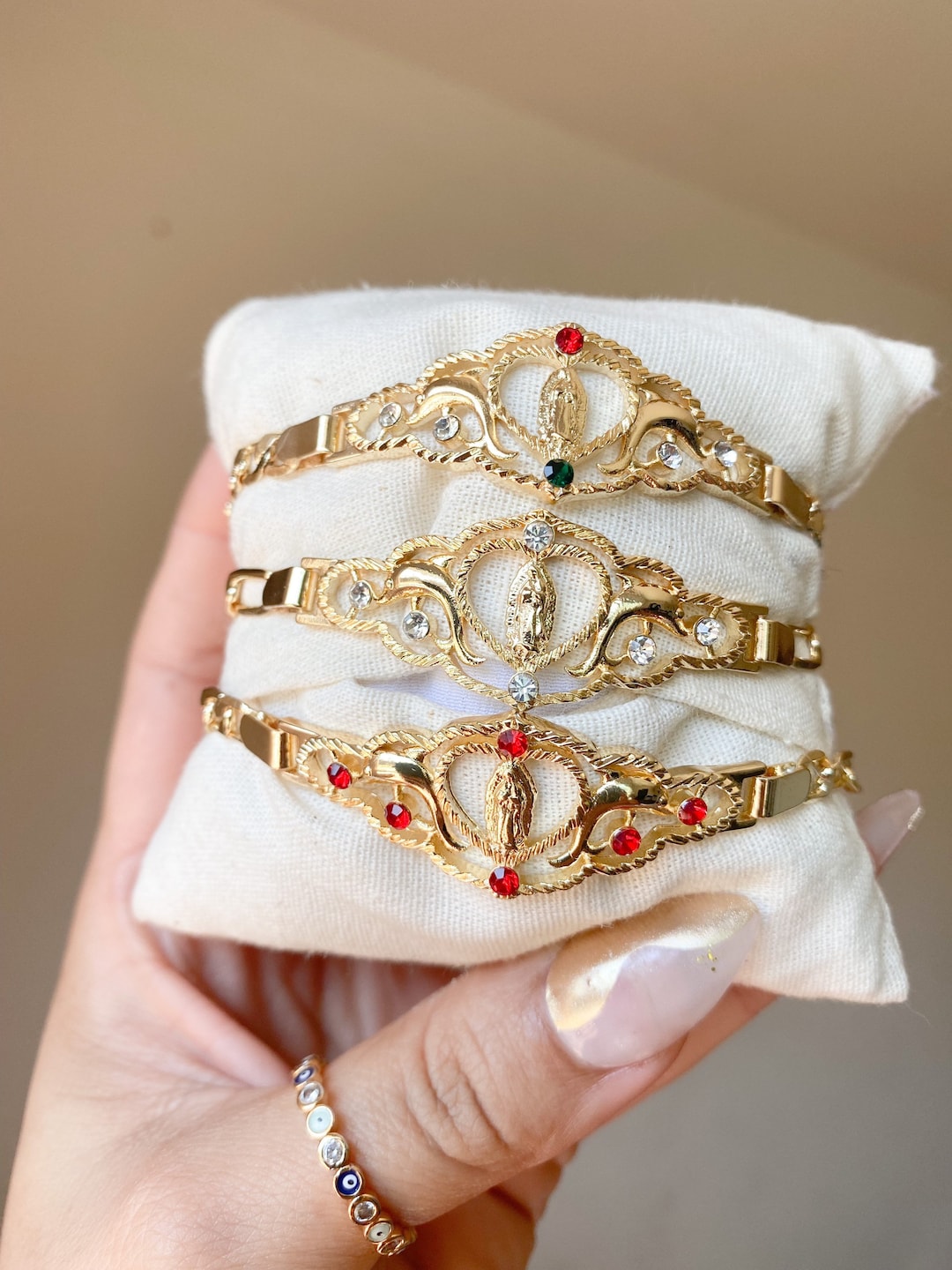 Virgen De Guadalupe Dolphin Bracelet Esclava - Etsy