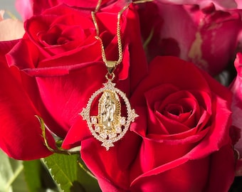 Virgen de Guadalupe necklace