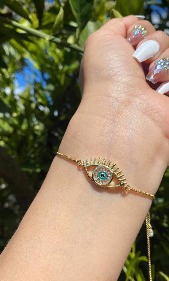 Indian Style Evil Eye Bangle  SUTRA WEAR  Sutra Wear