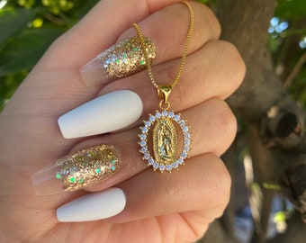 Virgen De Guadalupe Necklace - Etsy 