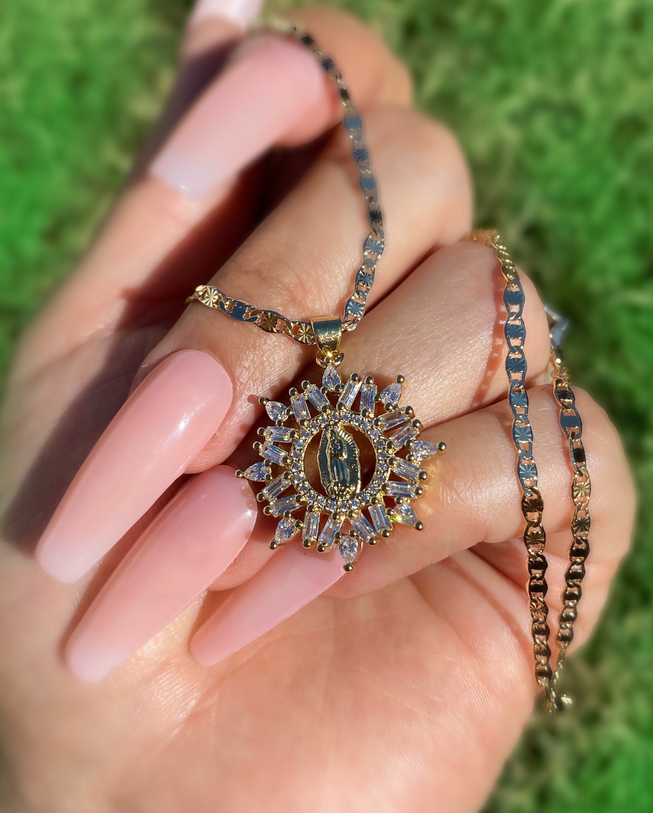 Virgen de guadalupe necklace kay jewelers deals