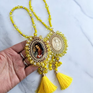 Bendiciones De Virgencita De Guadalupe Home Car Blessing With Crystal