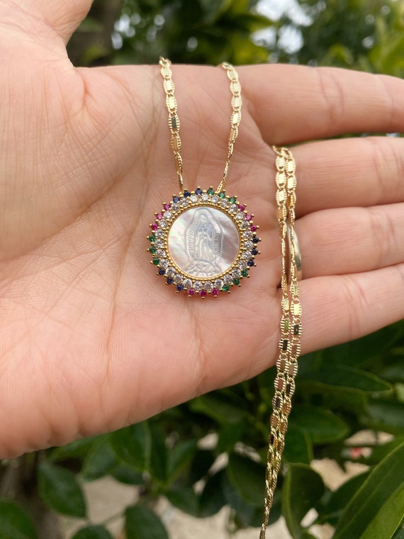 Virgen de Guadalupe necklace