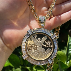 Mens Centenario Cuban Chain Necklace 