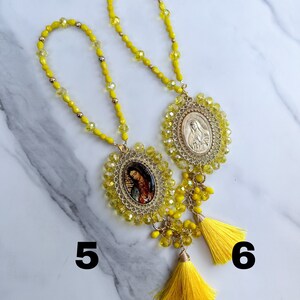 Bendiciones De Virgencita De Guadalupe Home Car Blessing With Crystal