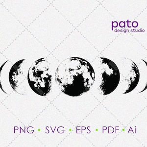 Maan svg maanstanden svg maanstanden svg wassende maan svg maan kind svg volle maan svg ruimte svg gesneden bestanden Galaxy vector
