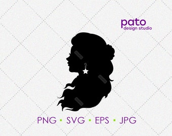 October Girl svg, Just a girl who,  Girls just wanna have fun, Woman Silhouette SVG JPG PNG Vector Clipart Cricut, Silhouette, Cut Cutting