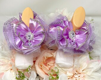 Tutu Oh Baby  Anklets  Lavender Anklets socks Ruffle tutu sockless sock Great for Adults also. Pageants sockless tutu