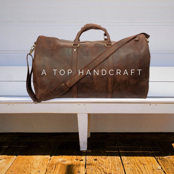 Leather Gym Bag Etsy