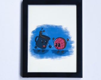 Cafecito Y Conchita Mini Print