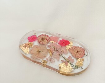 Handmade Pressed Flower Trinket Tray