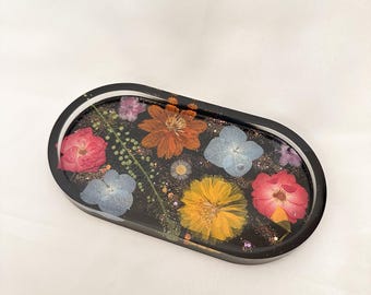 Handmade Pressed Flower Trinket Tray