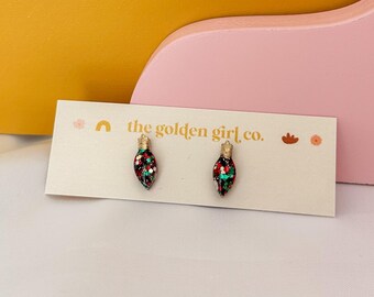 Classic Christmas Bulb Studs