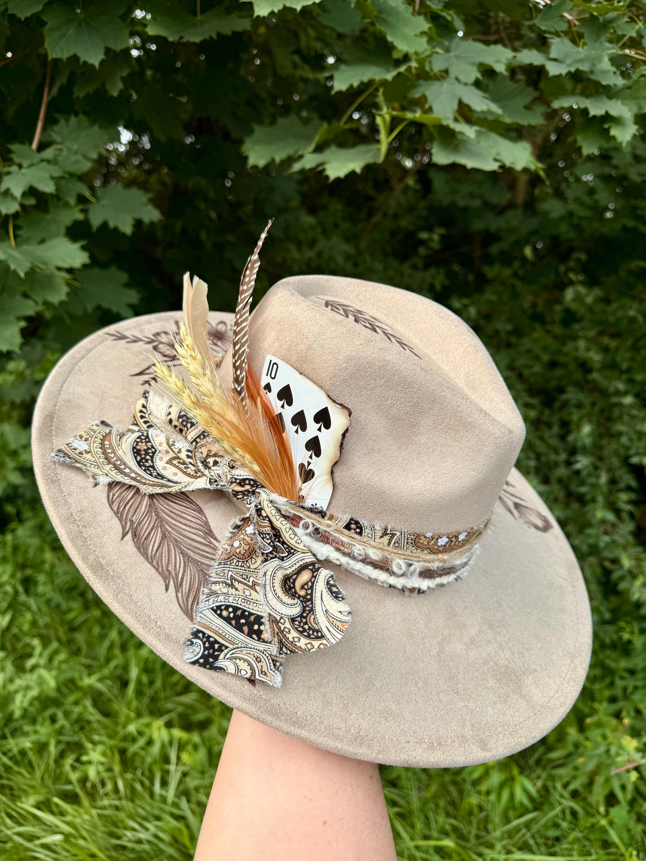 Burned Hat | Customized Hat | Custom Cowboy Hat | Cowgirl  display picture 2