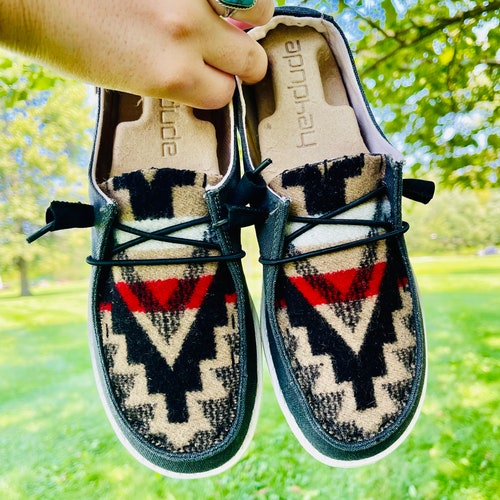 Aztec Design Hey Dudes Custom Hey Dudes 