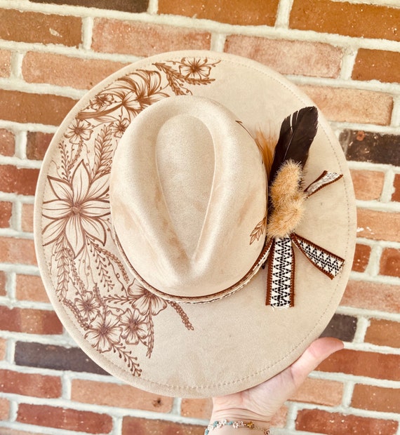 Branded Western Cowboy Straw Hat With Custom Band