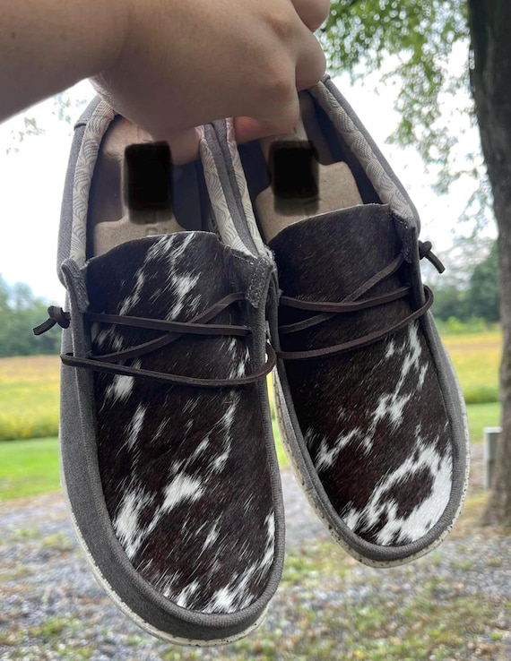 Cowhide shoes discount
