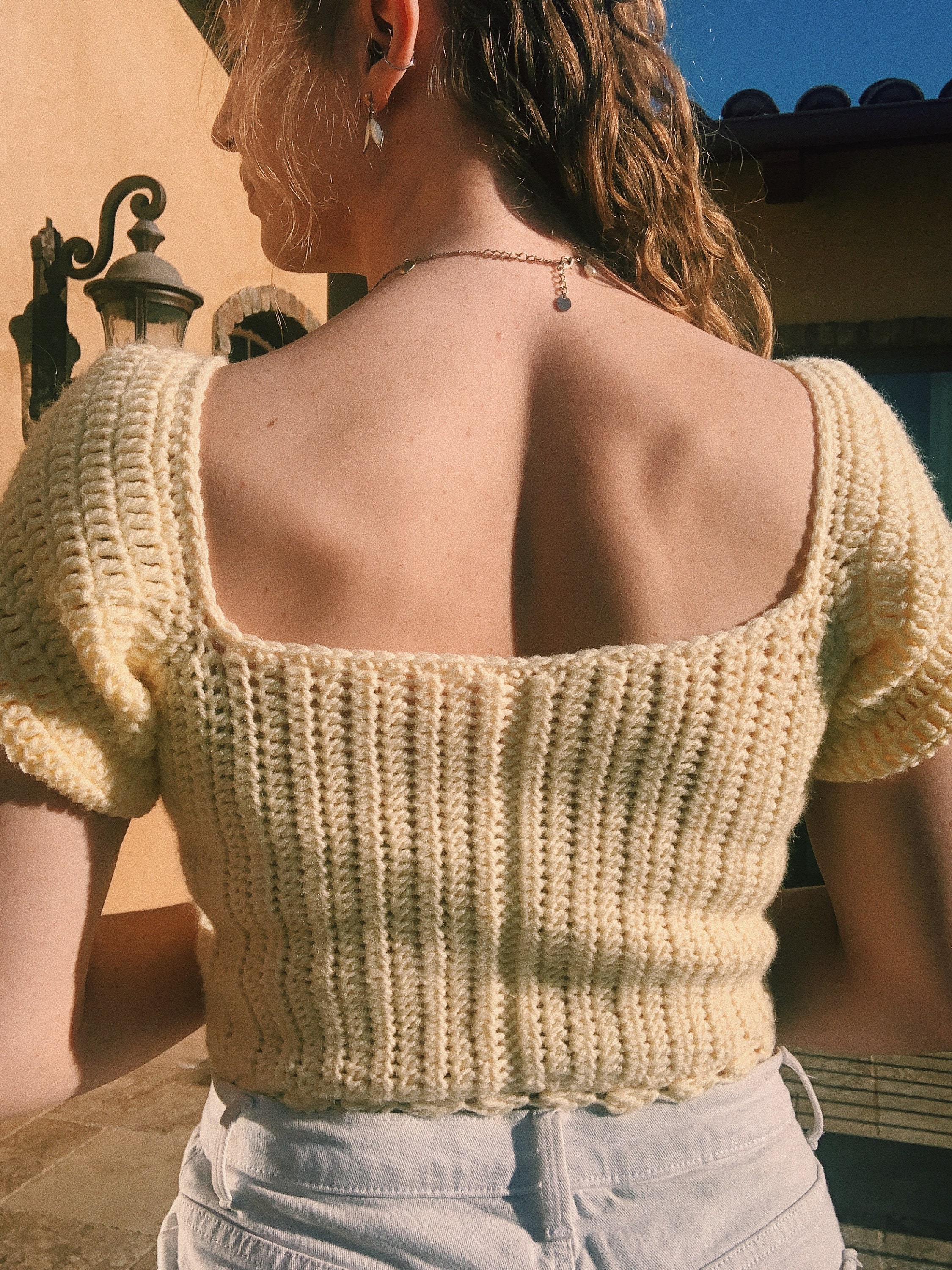 Cottagecore Picnic Top // Crochet Pattern | Etsy UK