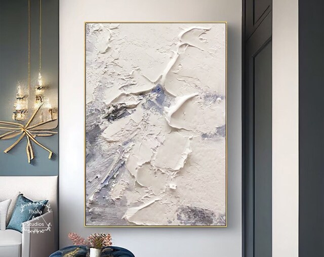 Arte astratta in terracotta blu scuro e oro · Set di 3 stampe · Forme astratte · Set da parete per galleria · Decorazione per soggiorno · Pittura ad acquerello - Italia