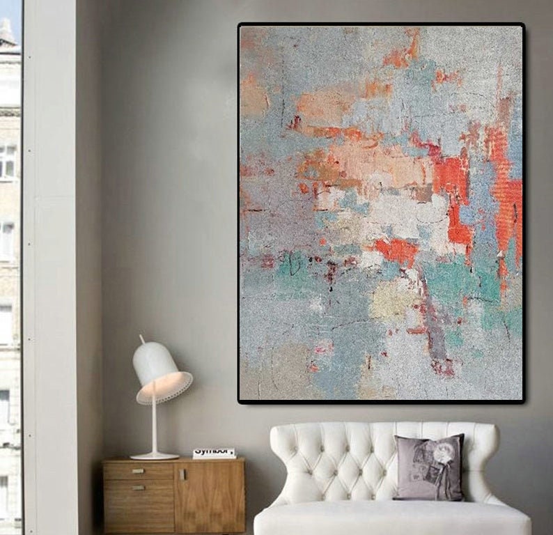 Largescale abstract oil painting contemporary art abstract Etsy