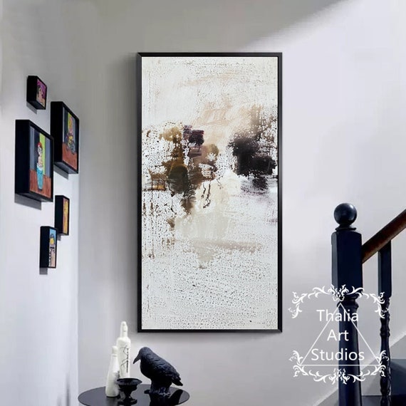 original Abstract oil painting on canvas,textured painting,modern abstract painting on canvas Abstract Hand Painted Textured Minimalistic