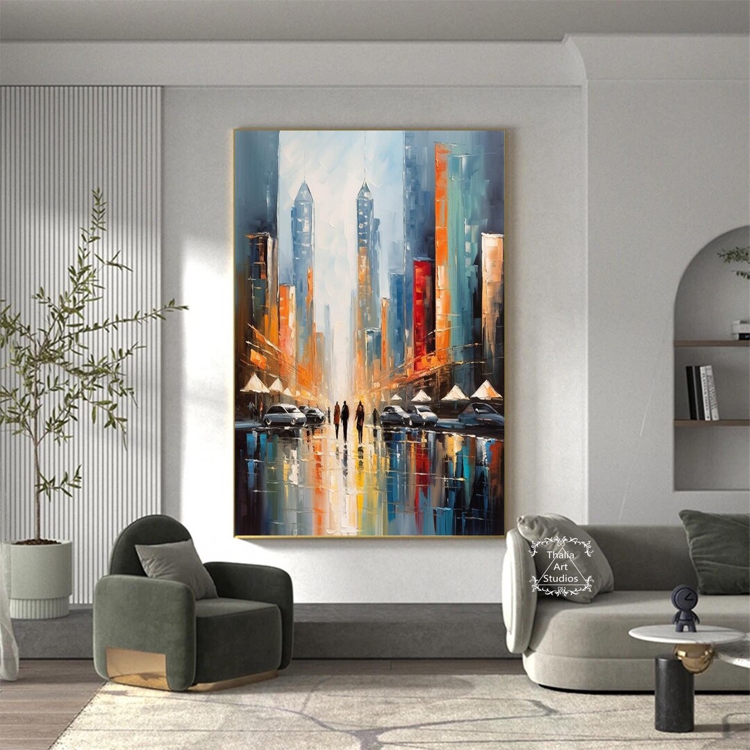 Urban Textured Wallpaper And City Modern Decor