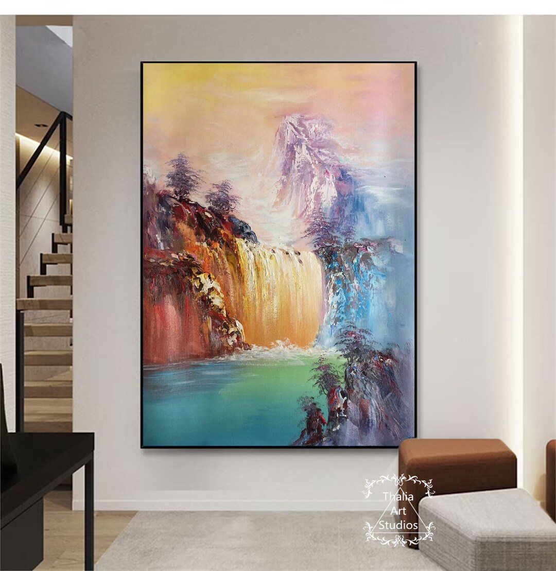 Large Original Landscape Painting Large Abstract Landscape Painting