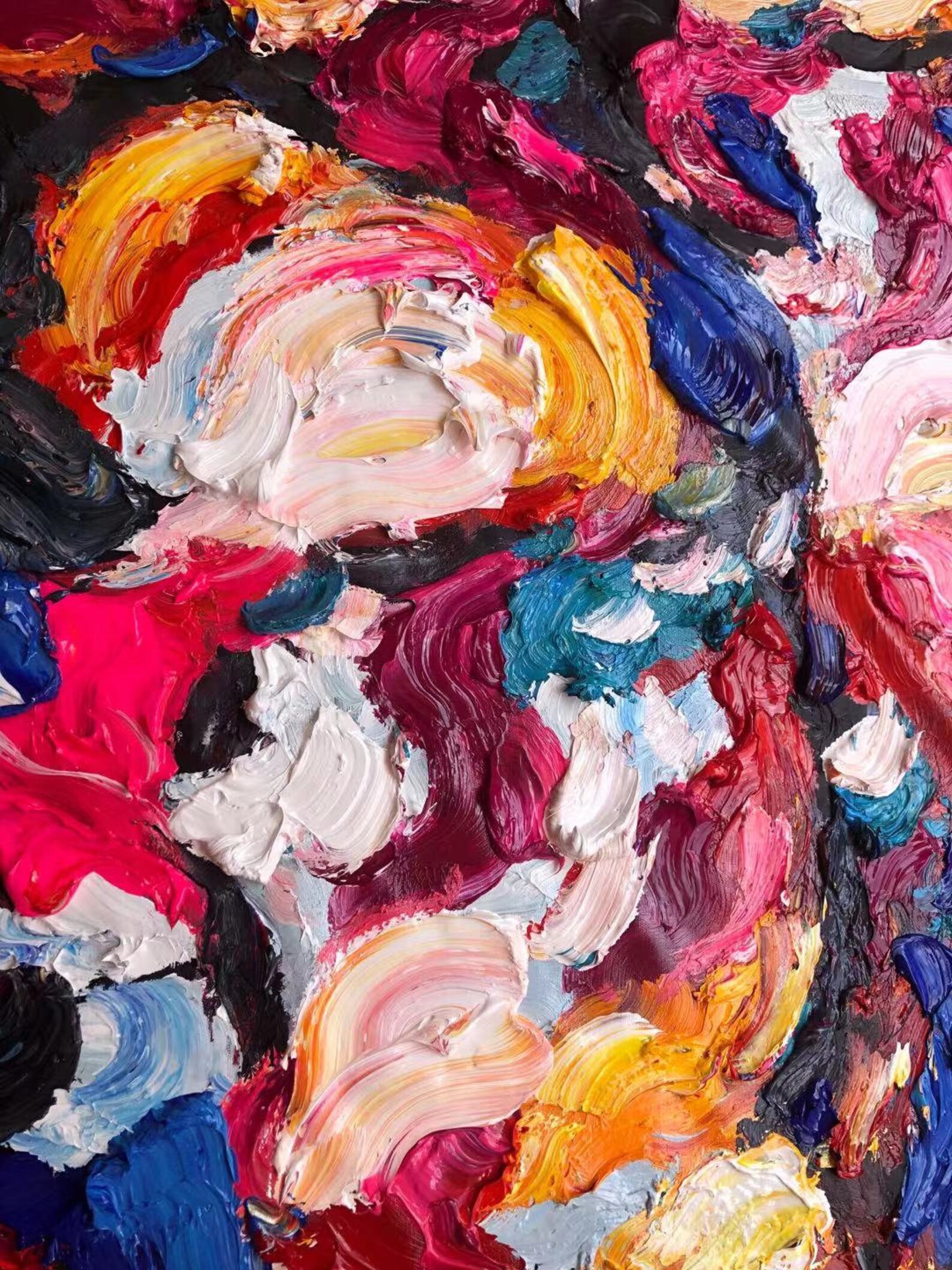 Colorful abstract paintings the latest creative paintings Etsy