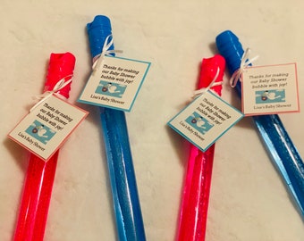baby shower bubbles favors