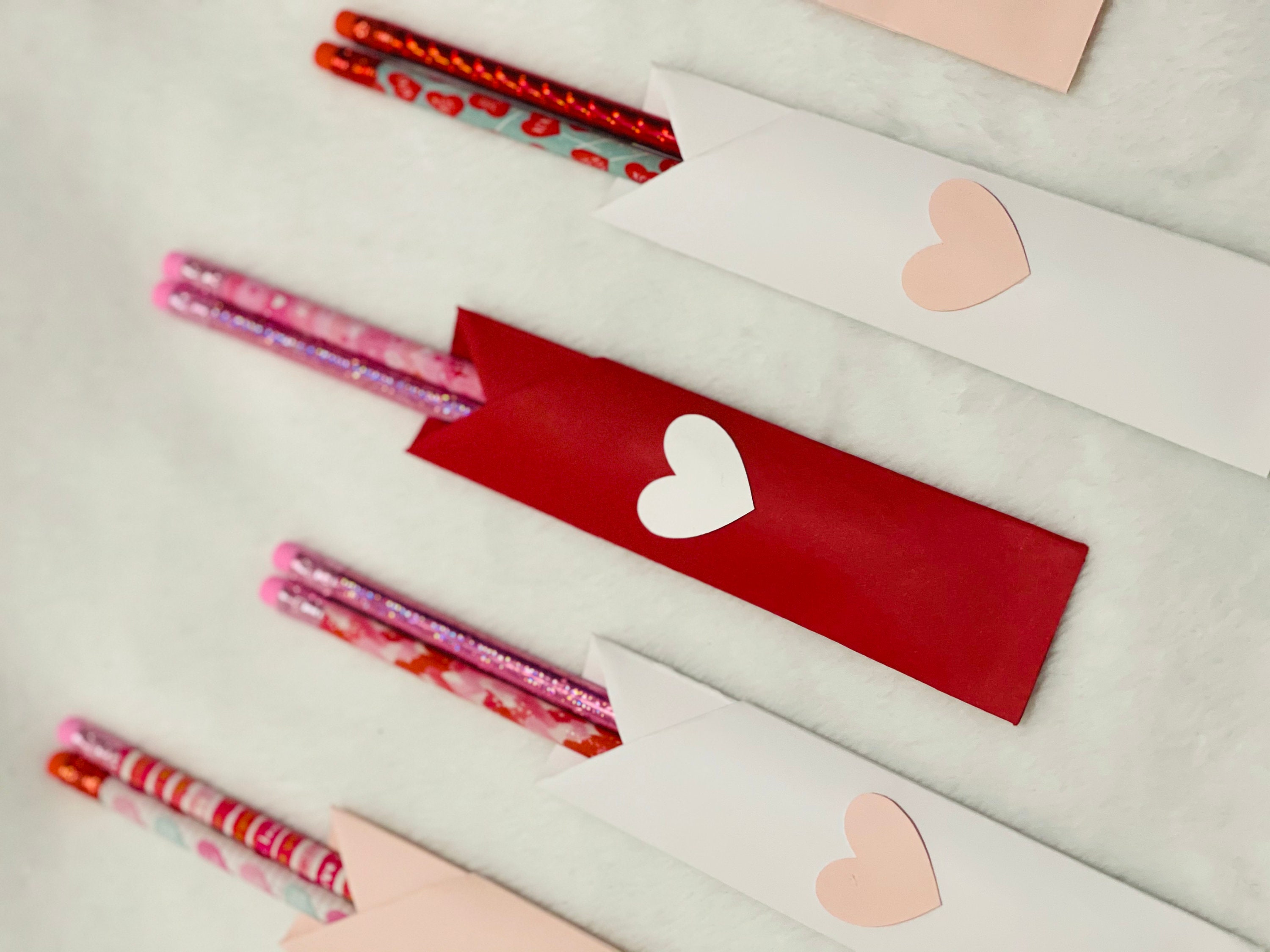 Valentines pencil set valentines party favors for children Etsy