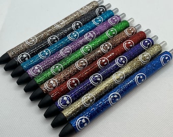 Smiley face inkjoy resin pen