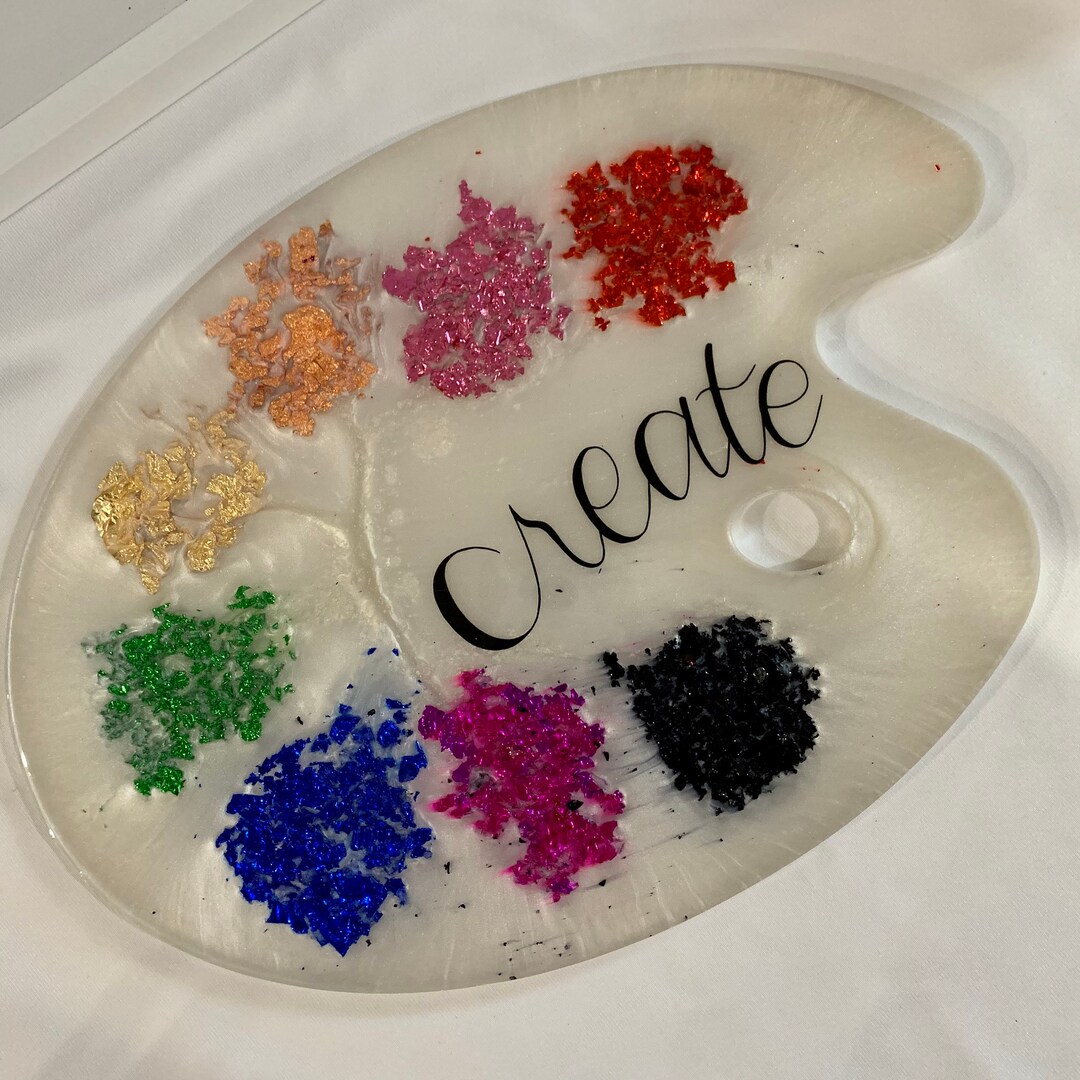 Custom Resin Paint Palette Etsy