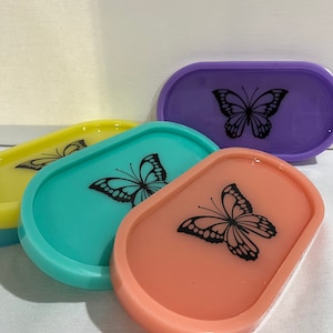 Butterfly vanity tray