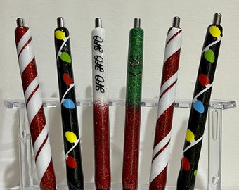 Christmas resin pens