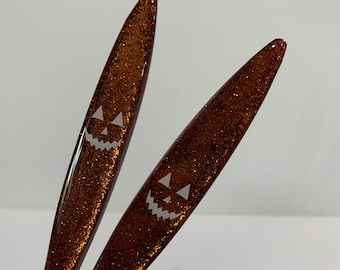 Halloween pumpkin resin pen
