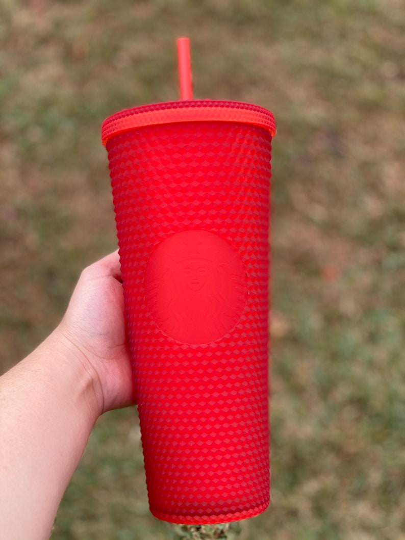 Starbucks Matte Red Studded Tumbler LIMITED EDITION Etsy