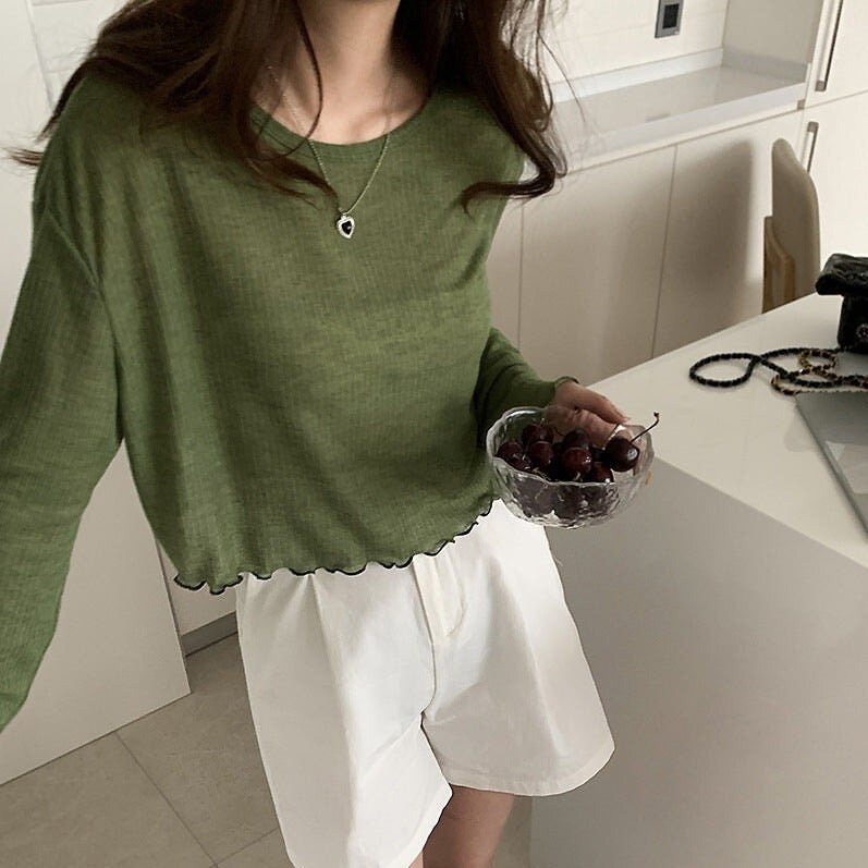 Korean Long Sleeve - Etsy