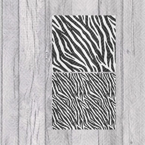 Zebra Print Tumbler Template for 20oz Skinny Straight Tumblers