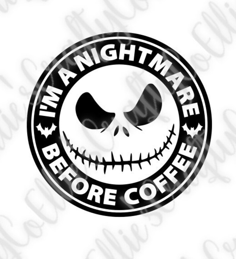 Free Free 283 Nightmare Before Christmas Coffee Svg SVG PNG EPS DXF File