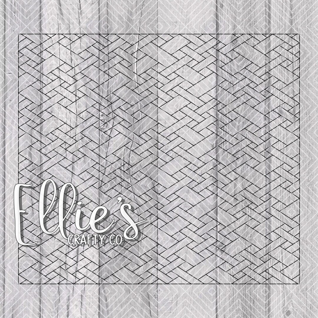 Basket Weave Bundle V3 Template for 20oz Skinny Straight Etsy