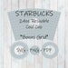Starbucks Venti Reusable Cold Cup Template and Logo Borders SVG PNG and PDF 